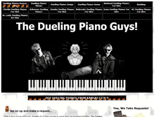 Tablet Screenshot of duelingpianoskc.com